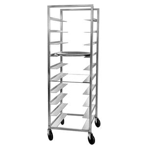 Channel Manufacturing OT-6 25" x 26" x 70" Aluminum Oval Tray Rack w/ 6" Spacing