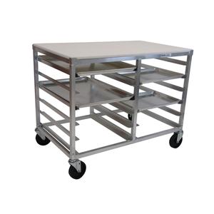 Channel Manufacturing DS2410/P 40in x 24in Aluminum Bun Pan Rack with Poly Top & 4in Spacing 