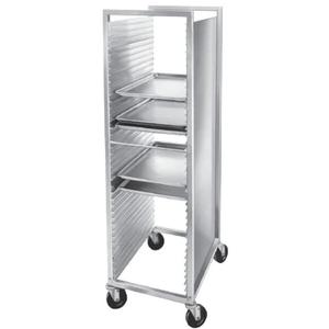 Channel Manufacturing 616 21" x 26" Aluminum Enclosed Bun Pan Rack w/ 1.5" Spacing