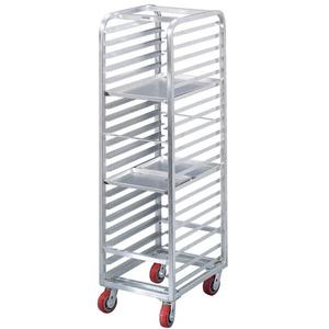 Channel Manufacturing AXD1808 22in x 26in Heavy-Duty Aluminum Bun Pan Rack with 8in Spacing 