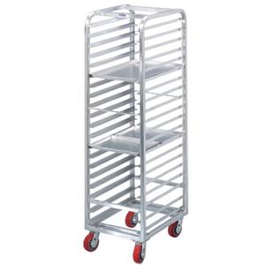 Channel Manufacturing AXD1810 22in x 26in Heavy-Duty Aluminum Bun Pan Rack with 6in Spacing 