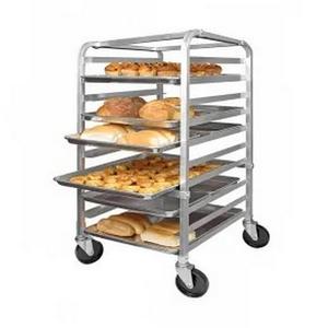 Channel Manufacturing AXD2808 29in x 18in Heavy-Duty Aluminum Bun Pan Rack with 8in Spacing 