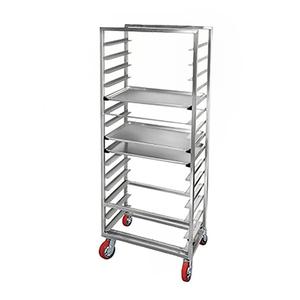 Channel Manufacturing AXD2810 29in x 18in Heavy-Duty Aluminum Bun Pan Rack with 6in Spacing 