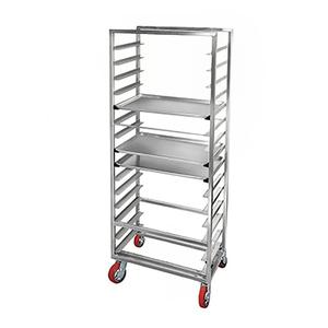 Channel Manufacturing AXD2815 29in x 18in Heavy-Duty Aluminum Bun Pan Rack with 4in Spacing 