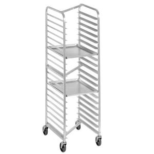 Channel Manufacturing 413AN 28.5in x 18in Aluminum Nesting Bun Pan Rack with 5in Spacing 
