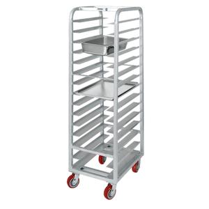Channel Manufacturing AXD-UTR-14 21in x 26in Heavy-Duty Aluminum Food Pan Rack with 4in Spacing 