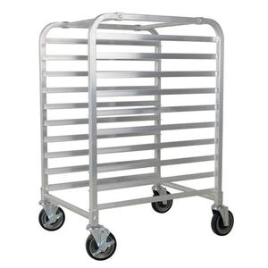 Channel Manufacturing AXD-UTR-9 21in x 26in Heavy-Duty Aluminum Food Pan Rack with 3in Spacing 