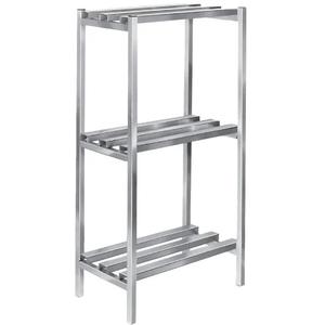 Channel Manufacturing DR2036-3 36inx 20in Welded Aluminum Dunnage Shelving Unit with 26"Spacing 