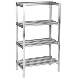 Channel Manufacturing DR2042-4 42inx20"Welded Aluminum Dunnage Shelving Unit with 16.5"Spacing 