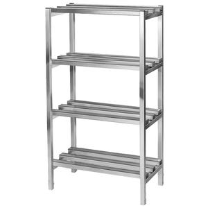 Channel Manufacturing DR2060-4 60inx20"Welded Aluminum Dunnage Shelving Unit with 16.5"Spacing 