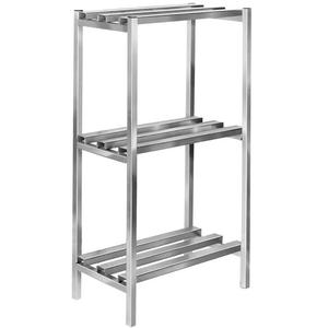 Channel Manufacturing DR2072-3 72inx 20in Welded Aluminum Dunnage Shelving Unit with 26"Spacing 