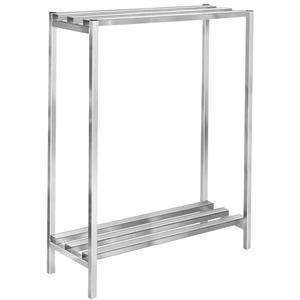 Channel Manufacturing DR2472-2 72inx24"Welded Aluminum Dunnage Shelving Unit with 52.5"Spacing 