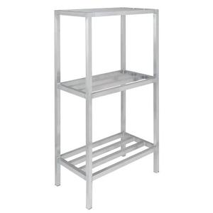 Channel Manufacturing ED2042-3 42"x 20" Welded Aluminum Dunnage Shelving Unit w/ 26"Spacing