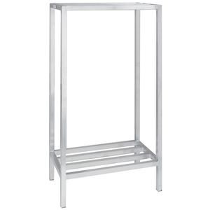 Channel Manufacturing ED2442-2 42"x24"Welded Aluminum Dunnage Shelving Unit w/ 52.5"Spacing