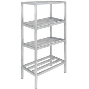 Channel Manufacturing ED2442-4 42"x24"Welded Aluminum Dunnage Shelving Unit w/ 16.5"Spacing