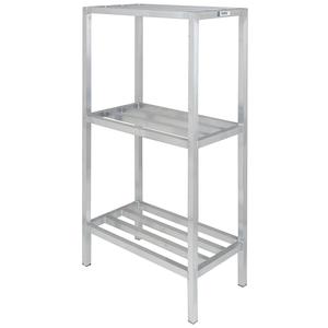 Channel Manufacturing ED2454-3 54inx 24in Welded Aluminum Dunnage Shelving Unit with 26"Spacing 