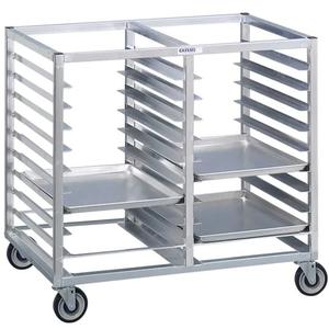 Channel Manufacturing 423A3 41in x 26in x 36in Aluminum Double Tray Rack with 5in Spacing 
