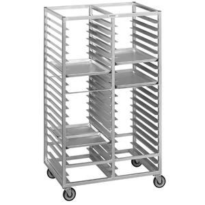 Channel Manufacturing 466A 45in x 30in x 70in Aluminum Double Tray Rack with 4in Spacing 