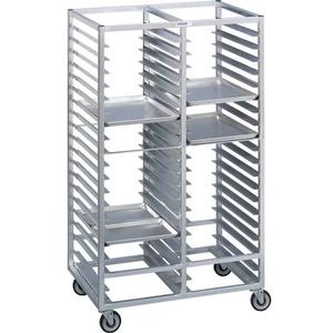 Channel Manufacturing 467A 45in x 30in x 70in Aluminum Double Tray Rack with 5in Spacing 