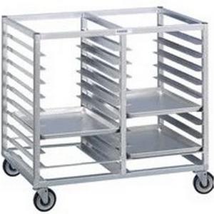 Channel Manufacturing 467A3 45in x 30in x 36in Aluminum Double Tray Rack with 5in Spacing 