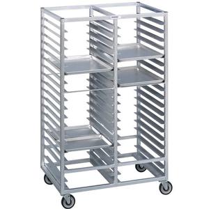Channel Manufacturing 467A6 45in x 30in x 64in Aluminum Double Tray Rack with 5in Spacing 