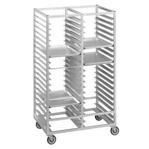 Channel Manufacturing 467S6 45inx 30inx 64in Stainless Steel Double Tray Rack with 5in Spacing 