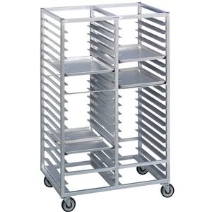 Channel Manufacturing 468A6 45in x 30in x 64in Aluminum Double Tray Rack with 6in Spacing 