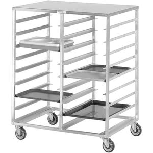 Channel Manufacturing CTR1520 44in x 30in x 54in Aluminum Cafeteria Tray Rack with 5in Spacing 