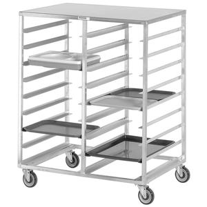 Channel Manufacturing CTR15206 44in x 30in x 36in Aluminum Cafeteria Tray Rack with 5in Spacing 