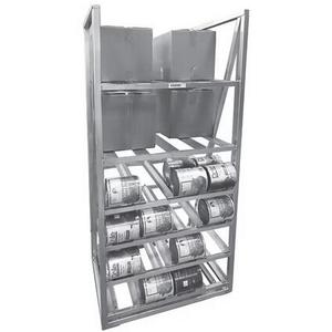 Channel Manufacturing CSBR-80 33.25in x 28in Aluminum Stationary Can Storage Rack 