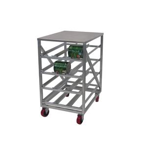 Channel Manufacturing CSR-44MA 25.75in x 35.25in Heavy-Duty Aluminum Mobile Can Rack 