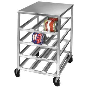 Channel Manufacturing CSR-4MA 25.75in x 35.25in Aluminum Mobile Can Rack with Aluminum Top 