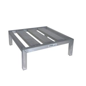 Channel Manufacturing HD2424 24in x 24in x 12in Heavy-Duty Aluminum E-Channel Dunnage Rack 
