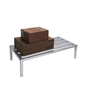 Channel Manufacturing HD2448 48in x 24in x 12in Heavy-Duty Aluminum E-Channel Dunnage Rack 