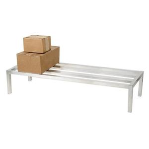 Channel Manufacturing HD2472 72in x 24in x 12in Heavy-Duty Aluminum E-Channel Dunnage Rack 
