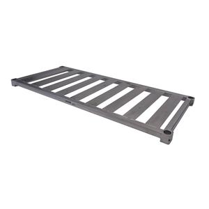 Channel Manufacturing BA2442 42inx 24in Aluminum Adjustable T-Bar Shelf with 2 Cross Supports 