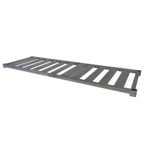 Channel Manufacturing BA2460 60inx 24in Aluminum Adjustable T-Bar Shelf with 2 Cross Supports 