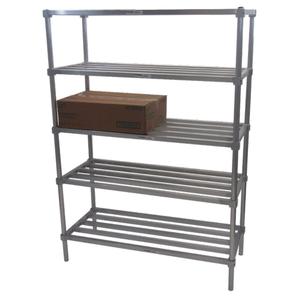 Channel Manufacturing TA2460-5-KIT 60inx 24in x 72in Aluminum Adjustable Tubular Shelving Kit 