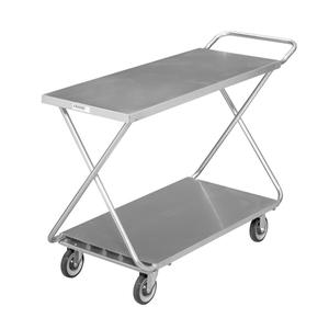 Channel Manufacturing STKG400 20" X 46" Galvanized Solid Stocking Truck w/ Polished Deck