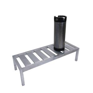 Channel Manufacturing KDR148 48in x 18in x 12in Aluminum Keg Dunnage Rack 