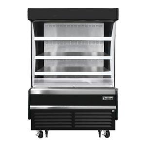 Everest Refrigeration EOMV-48-B-28-S 48in Wide Open Display Merchandiser Refrigerator 