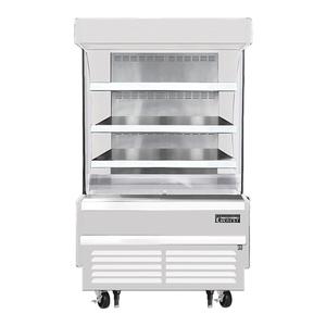 Everest Refrigeration EOMV-36-W-28-S 37.25in Wide Open Display Merchandiser Refrigerator 