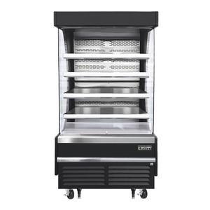 Everest Refrigeration EOMV-36-B-35-T 37.25in Wide Open Display Merchandiser Refrigerator 