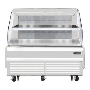 Everest Refrigeration EOMH-72-W-35-T 73.25in Wide Open Display Merchandiser Refrigerator 