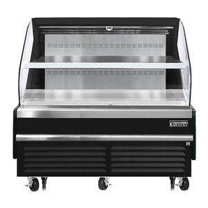 Everest Refrigeration EOMH-72-B-35-T 73.25in Wide Open Display Merchandiser Refrigerator 