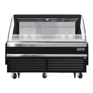 Everest Refrigeration EOMH-72-B-35-S 73.25in Wide Open Display Merchandiser Refrigerator 