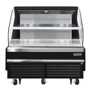 Everest Refrigeration EOMH-60-B-35-T 60in Wide Open Display Merchandiser Refrigerator 