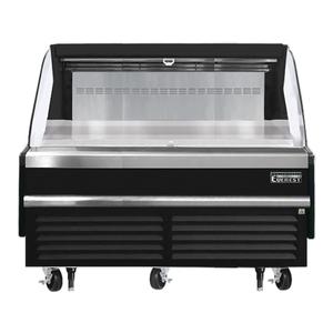 Everest Refrigeration EOMH-60-B-35-S 60in Wide Open Display Merchandiser Refrigerator 