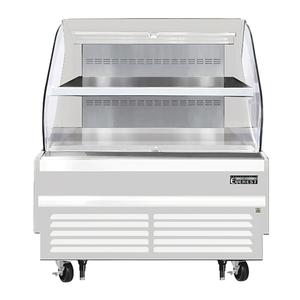 Everest Refrigeration EOMH-48-W-35-T 48in Wide Open Display Merchandiser Refrigerator 