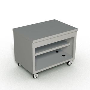 Duke Manufacturing TST-46PG Thurmaduke 46"Wx32"D Stainless Steel Mobile Utility Counter